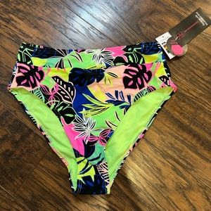 High Waisted Bikini Bottoms - Size M